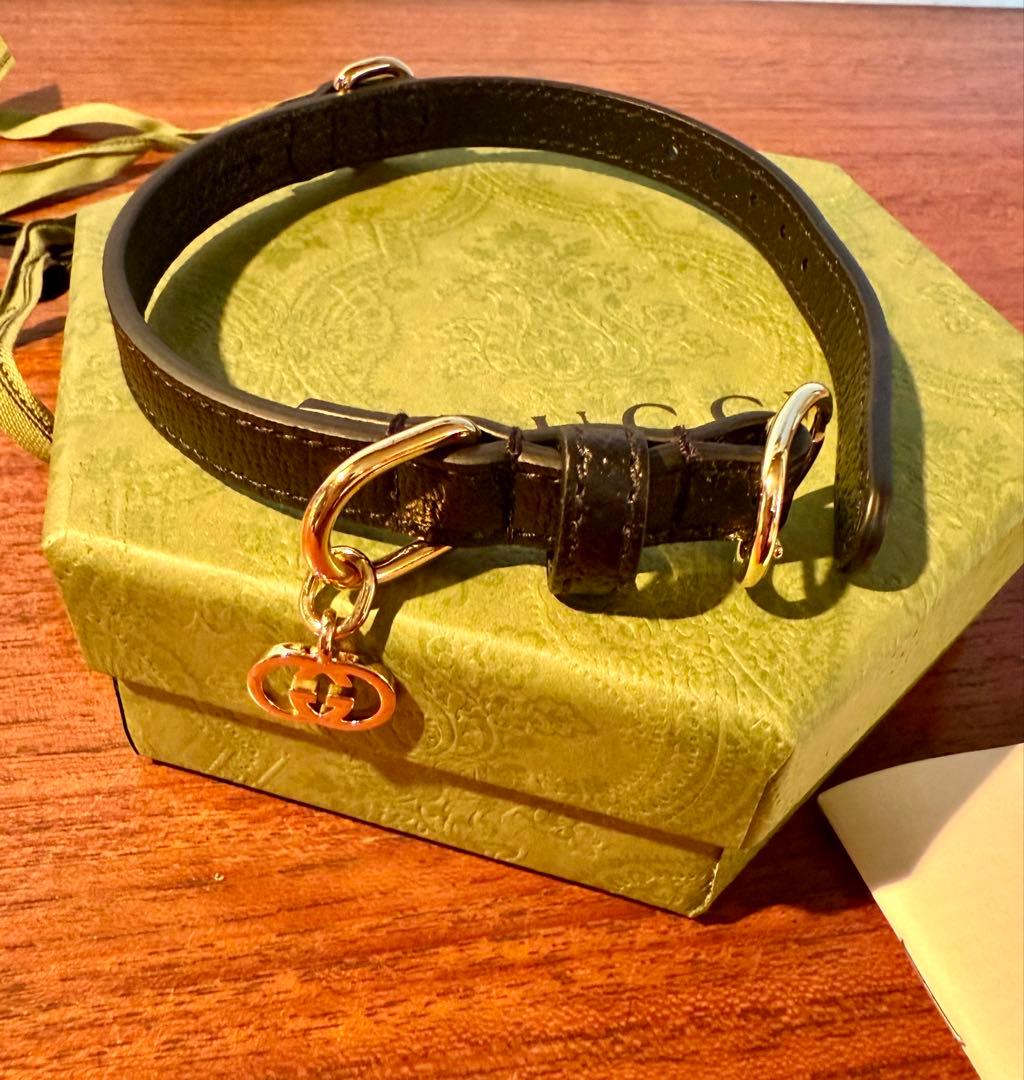 GUCCI 小型犬用首輪 ブラック