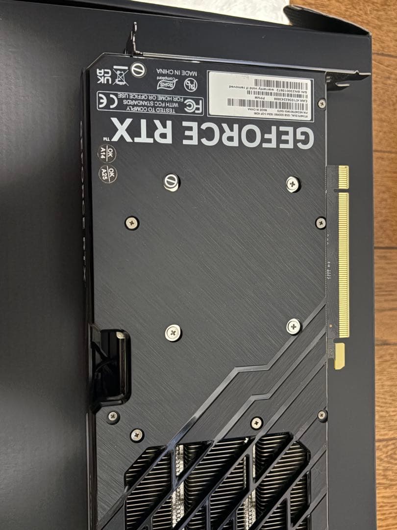 グラフィックボード・グラボ・ビデオカード PALIT GEFORCE RTX 4070 12GB