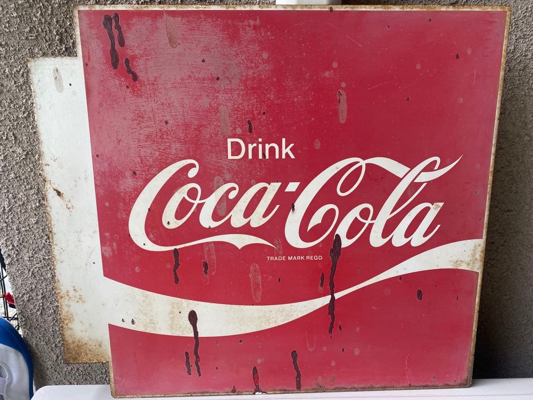 ホーロー看板　4枚セット　レトロ　オロナミンC コーラ　アース