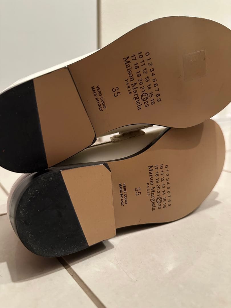 Maison Margiela/ホワイトローファー/35/新品未使用