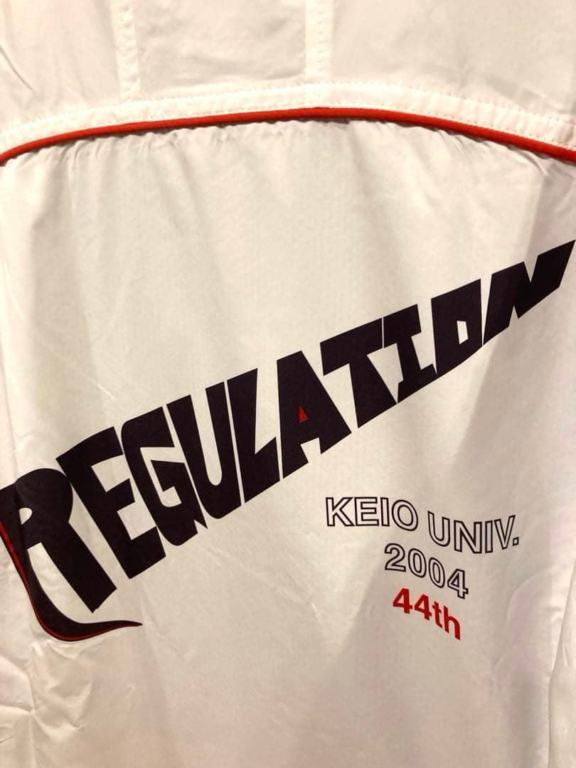 新品タグ付慶應義塾大学ウィンドブレーカー　L adidas製