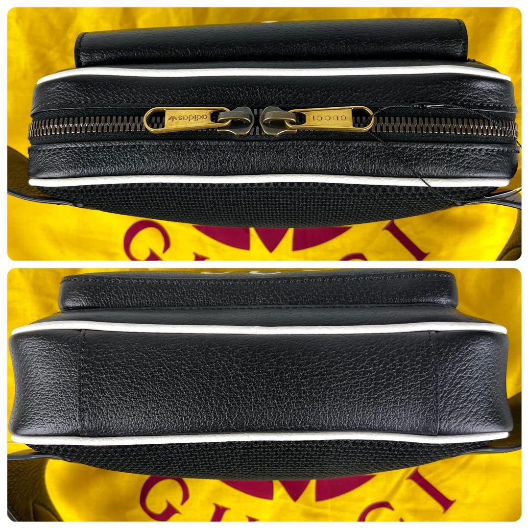 ☆希少☆紙タグ付き☆グッチxアディダスコラボ トレフォイルロゴ　ボディバッグ