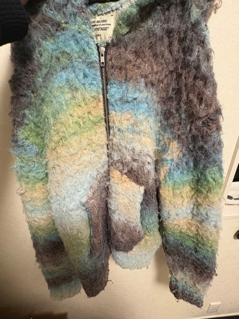 トップス Future Archive SHAGGY ZIP PARKA