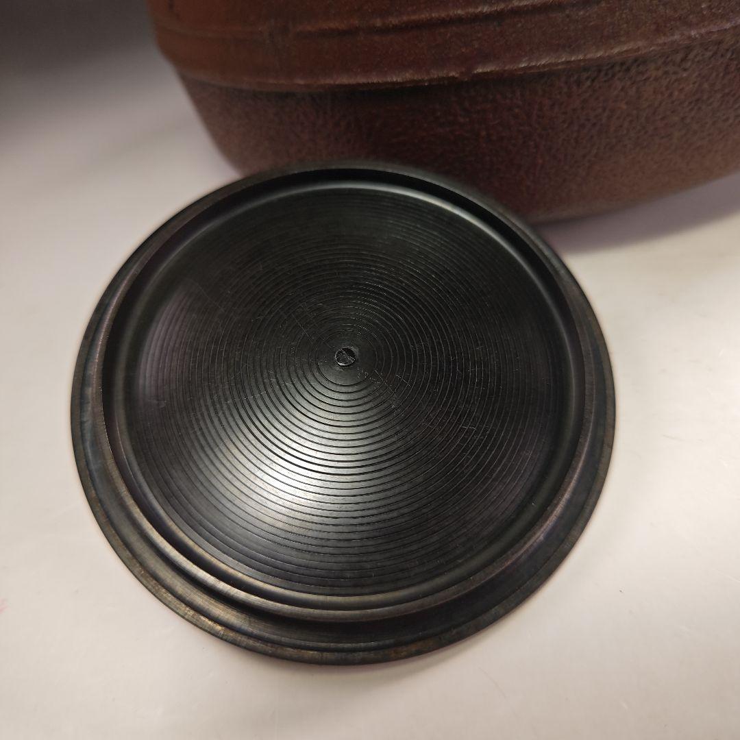 ウ237 茶釜『釜師　菊地政光』『筋入　平丸釜　共箱』鉄釜　茶道具