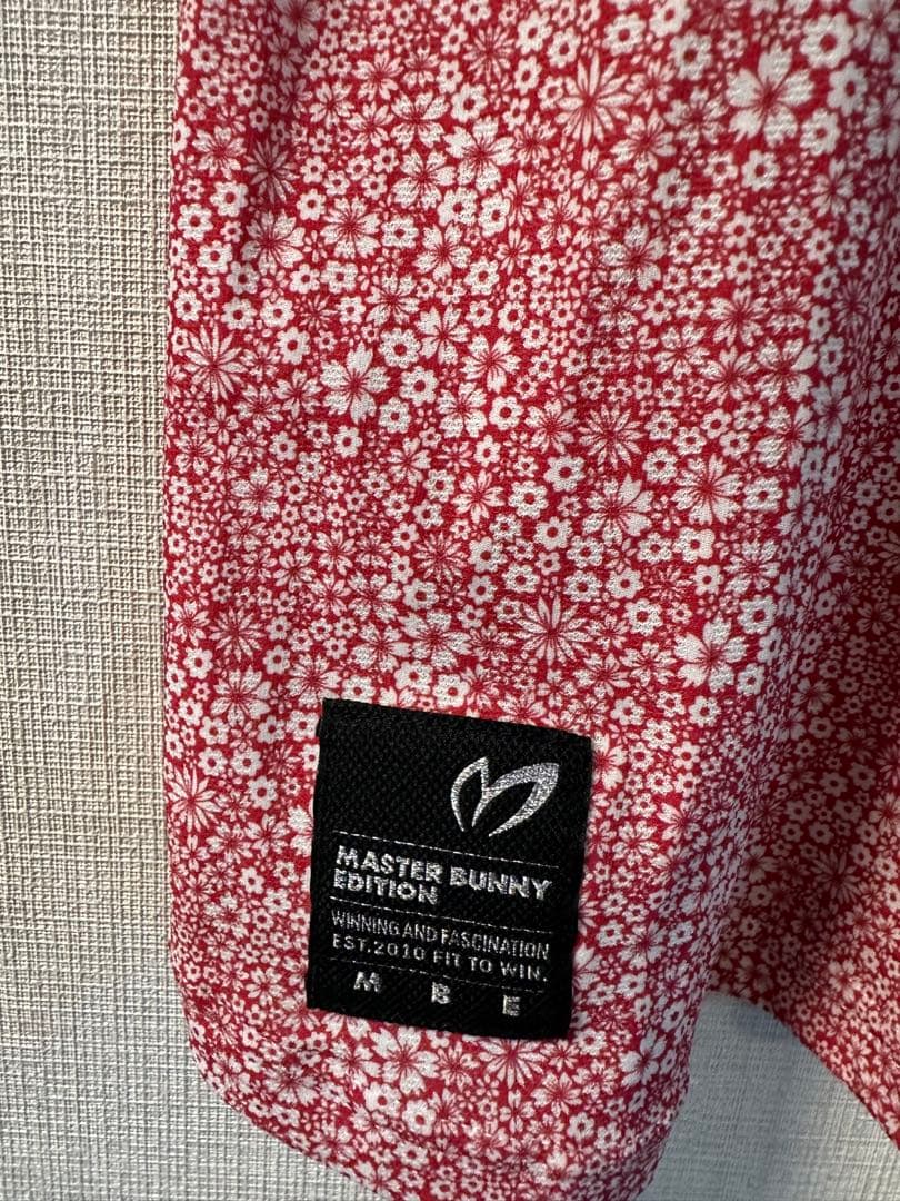 値下！大サイズMASTER BUNNY☆リバティお花柄 半袖ポロシャツ☆サイズ2