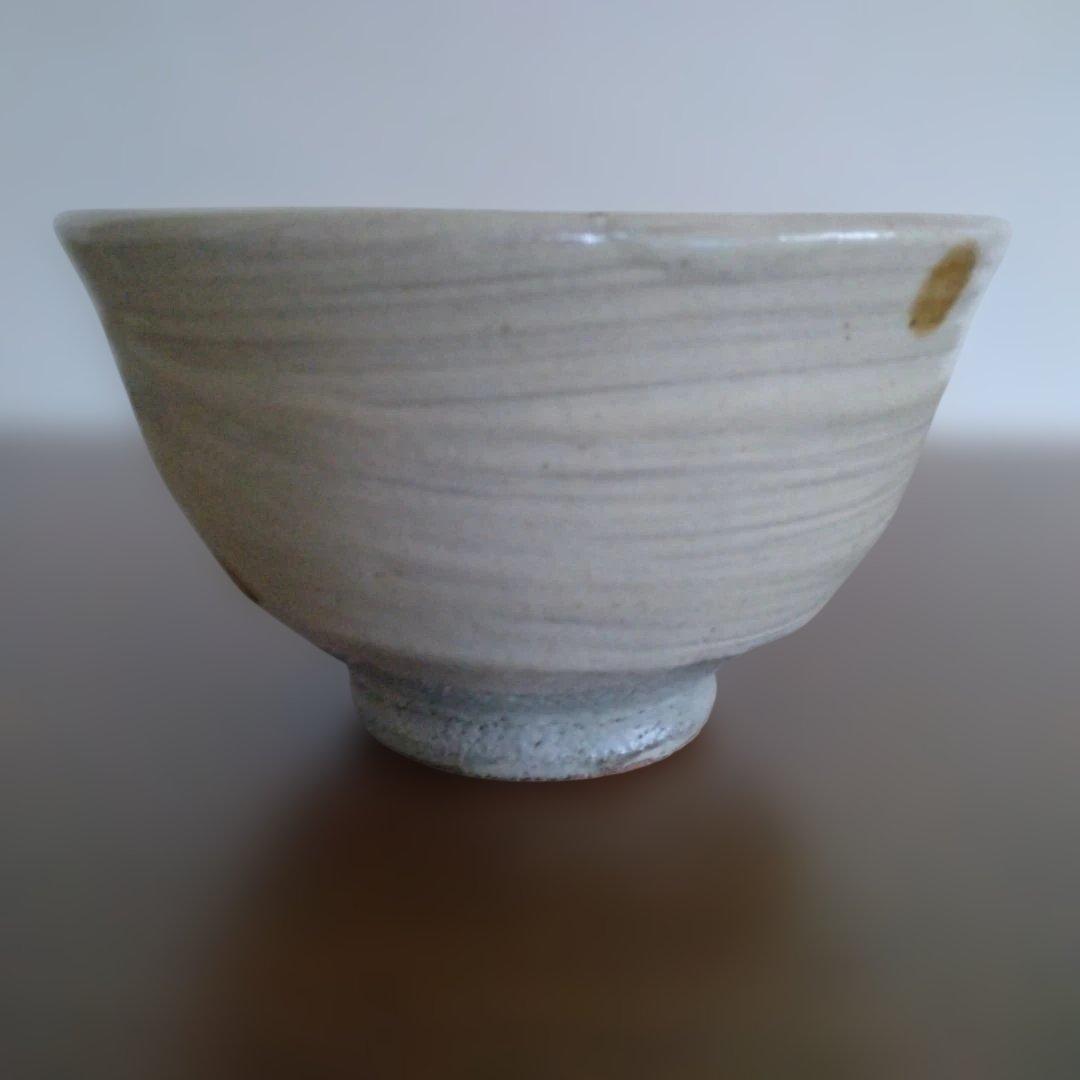 人間国宝　濱田庄司さんの「地掛鉄絵茶碗」　益子焼