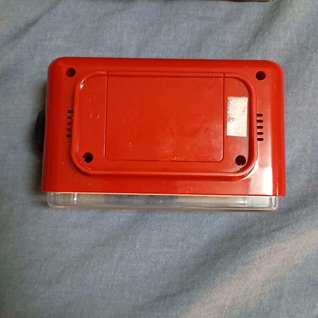 BRUNO LCD Retro Alarm Clock S レッド