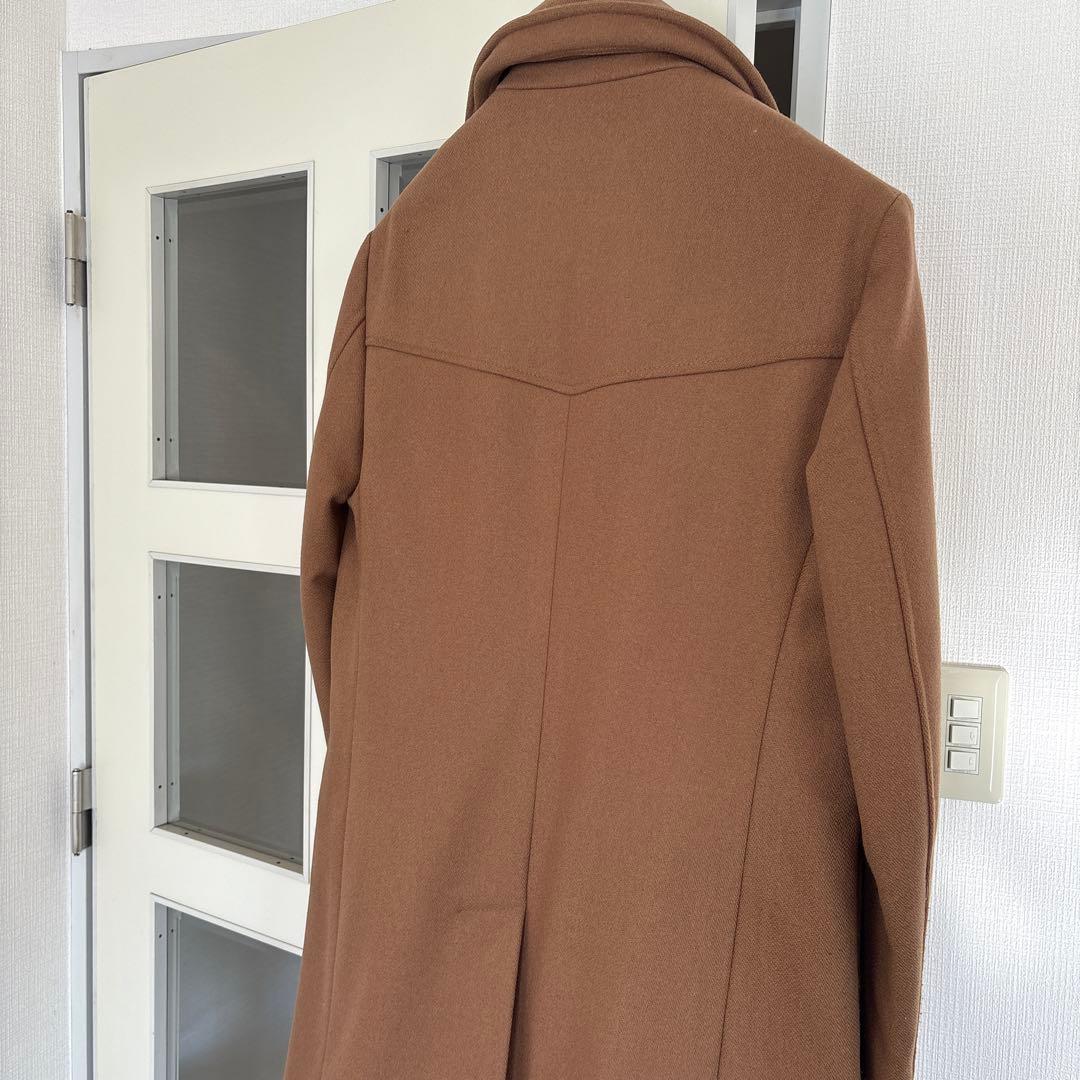 Paul Smith ブラウン ダブルブレストピーコート