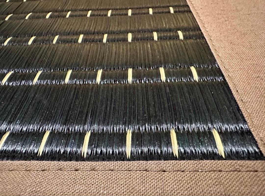 添島勲商店 国産 い草花ござ 掛川織り「粋 」約190×190cm