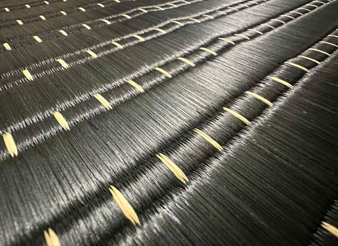 添島勲商店 国産 い草花ござ 掛川織り「粋 」約190×190cm