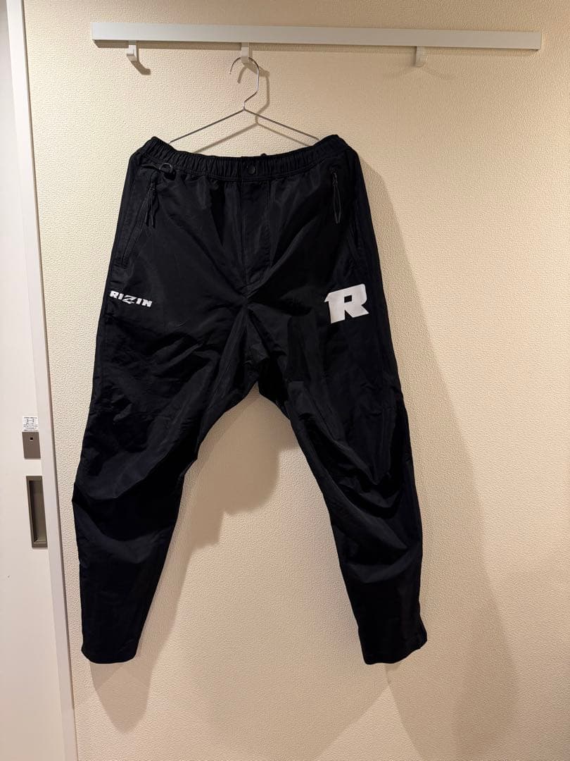 RIZIN フード付きジャケット・パンツセット ブラック