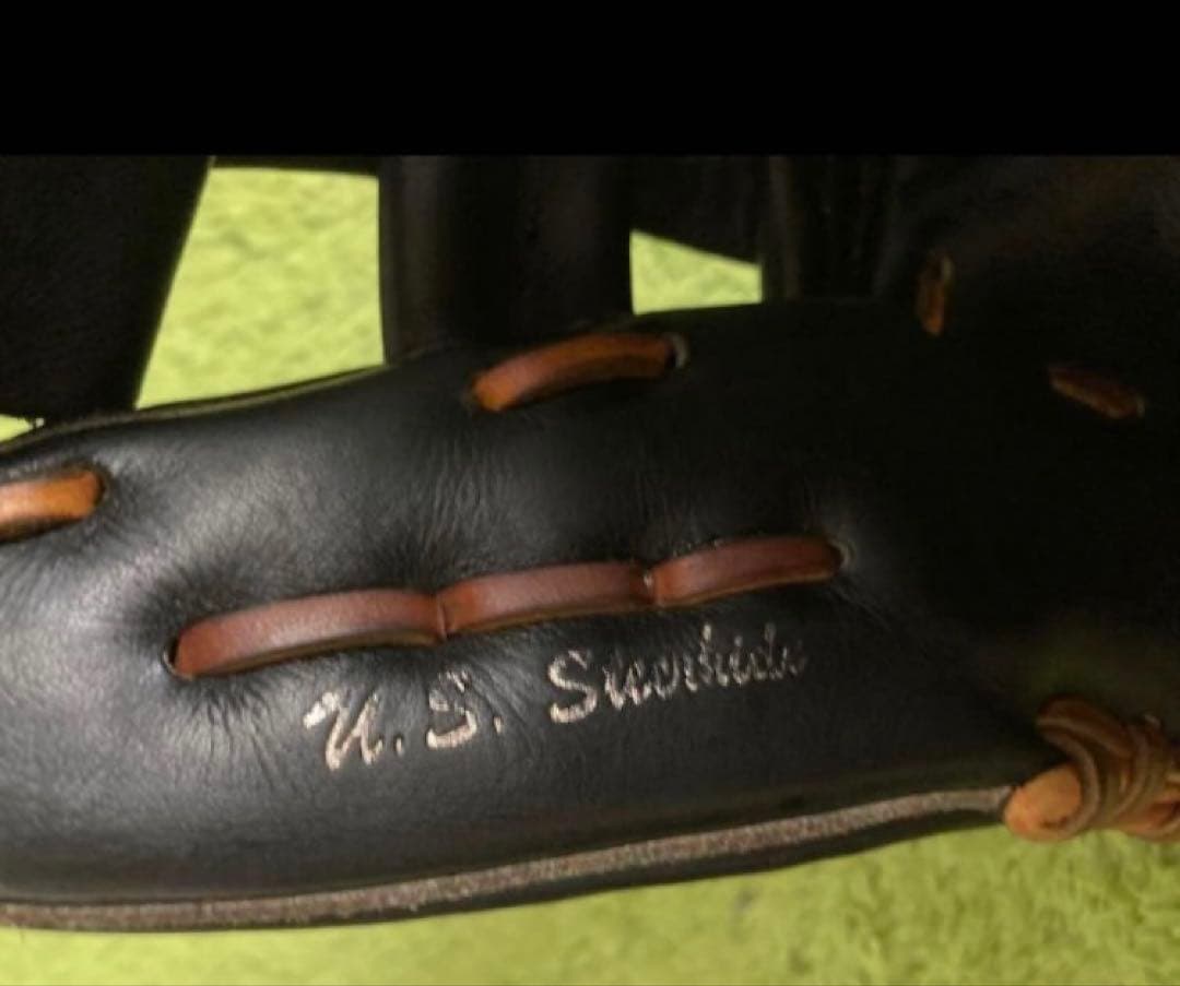 ローリングス☆硬式用☆外野手グラブ☆美中古品☆ブラック×タン☆最終価格