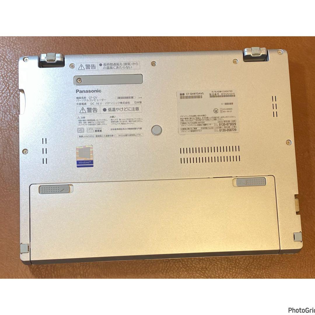レッツノート CF-QV8 12型 タッチパネル 2in1