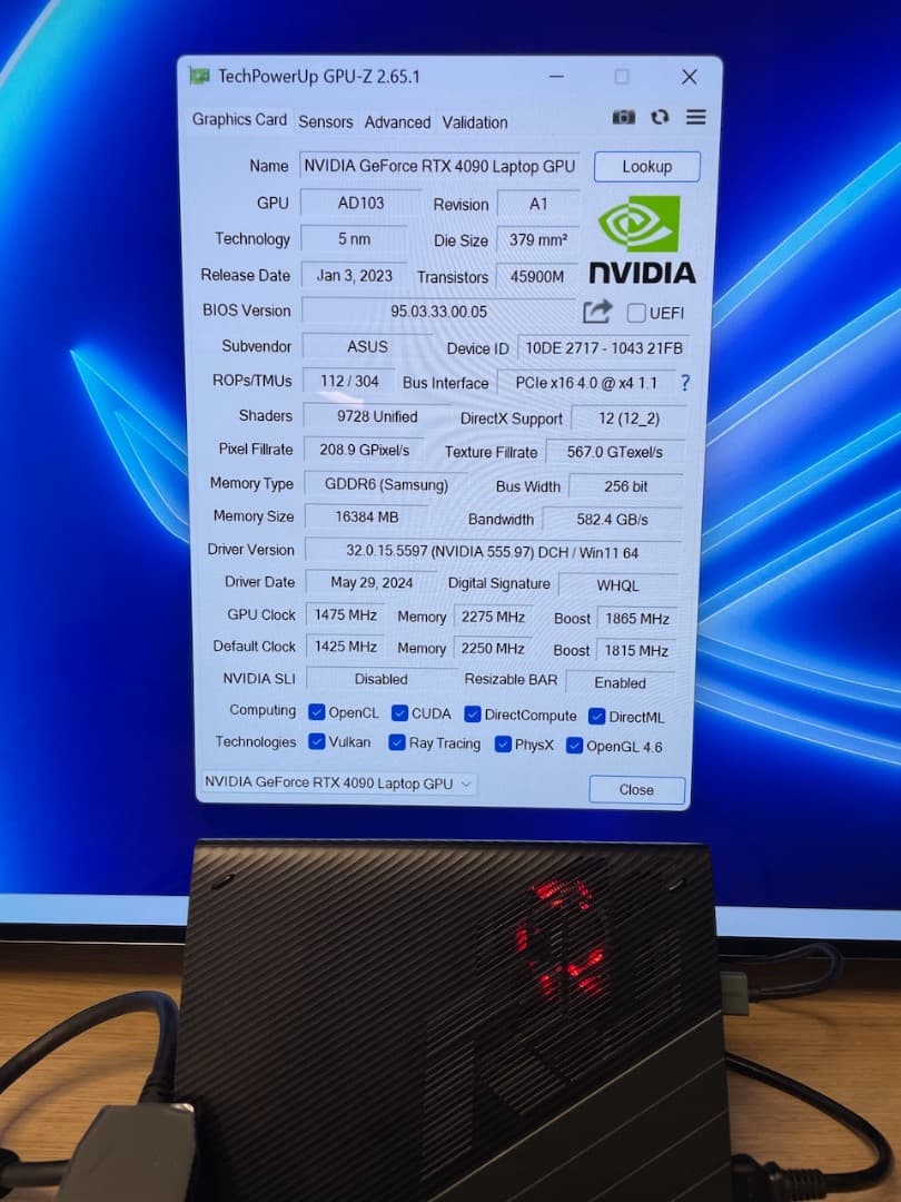 XG Mobile 4090 GPU 単品