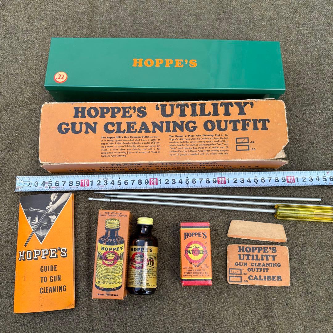 USA VINTAGE HOPPE'S GUN クリーニングセット メタルケース