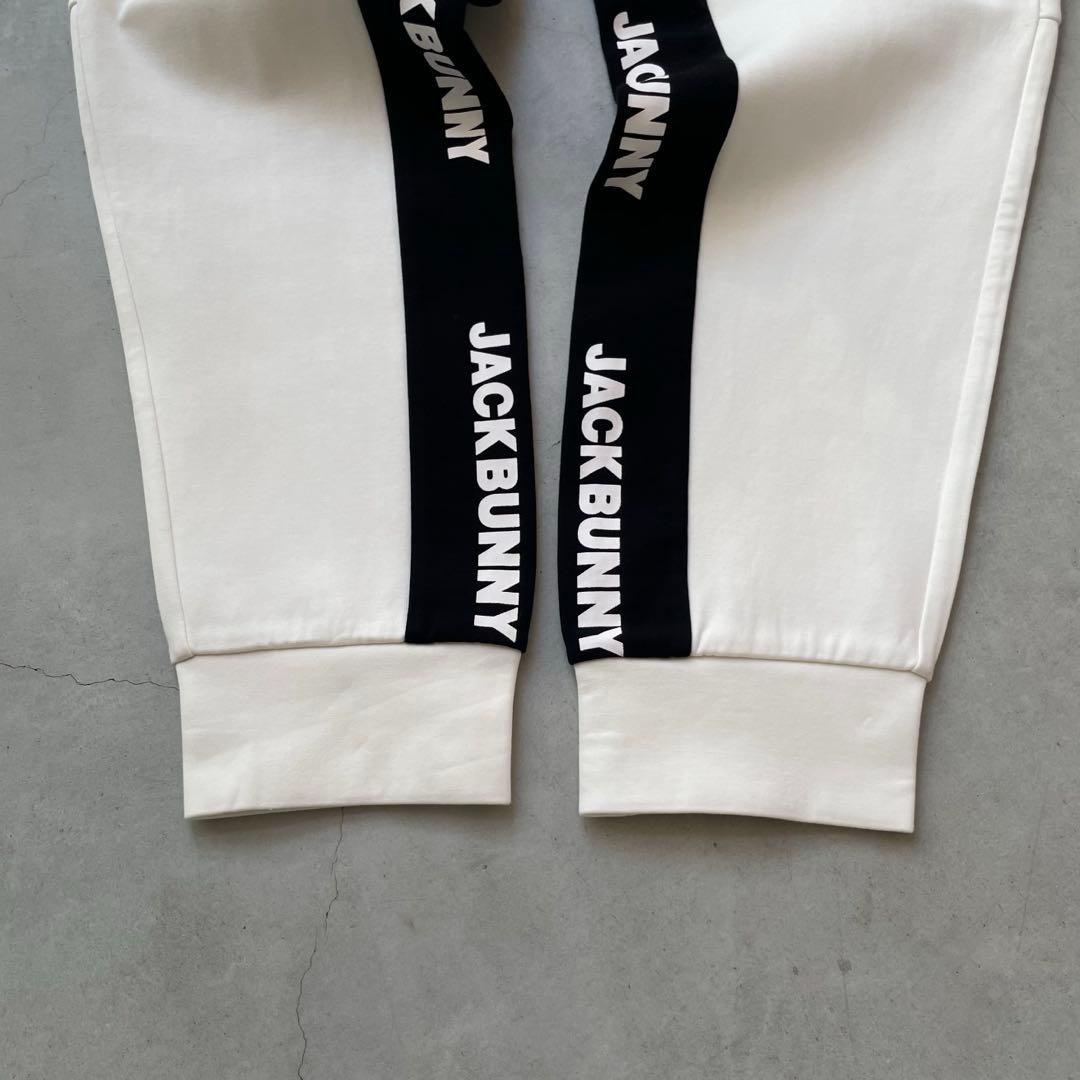 【美品】JACK BUNNY ジャックバニー ジョガーパンツ ホワイト メンズ4