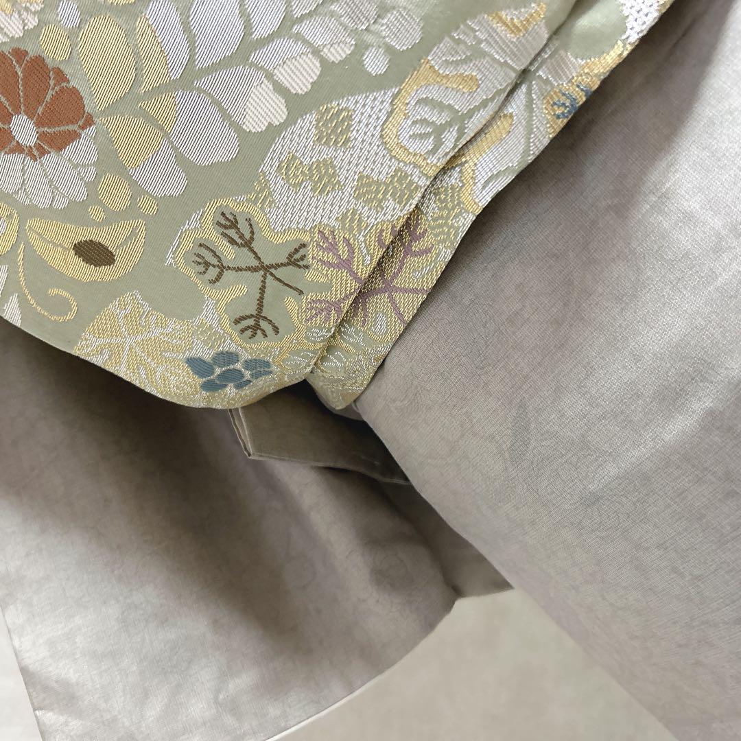 大島紬地　小紋　付け下げ　辻ヶ花　フルセット　着物　正絹　I7