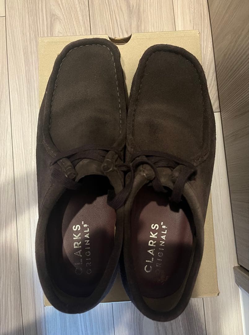クラークス ワラビー CLARKS WALLABEE ダークブラウン スエード