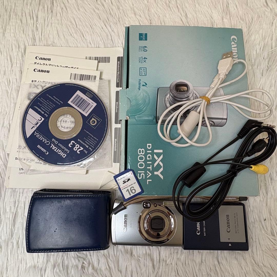 Canon IXY 800IS PC1176 充電器　箱 コンデジ　訳あり