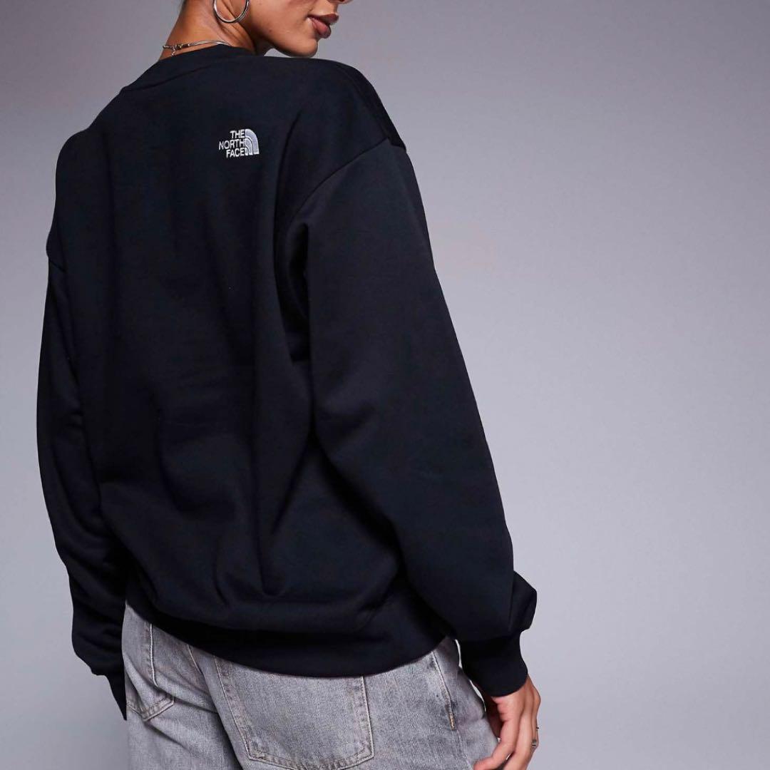ノースフェイス　刺繍スウェットトレーナー　黒　日本XXL相当　SA18 7