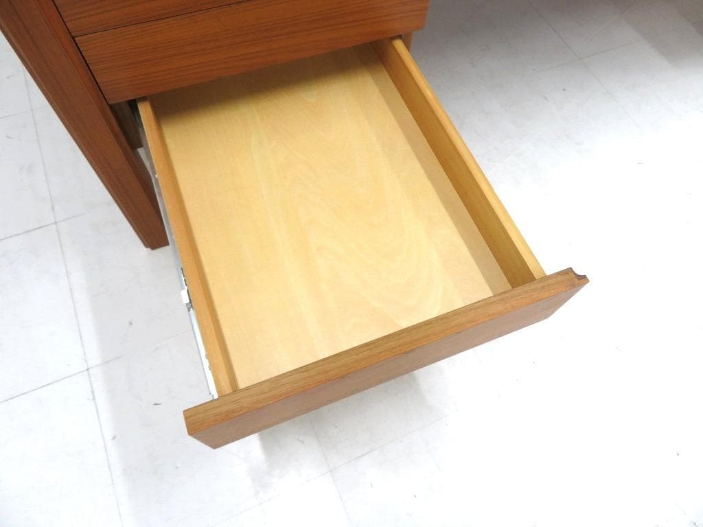 展示品　天童木工　ローズウッド　両袖デスク　両袖机　モダン　ミッドセンチュリー