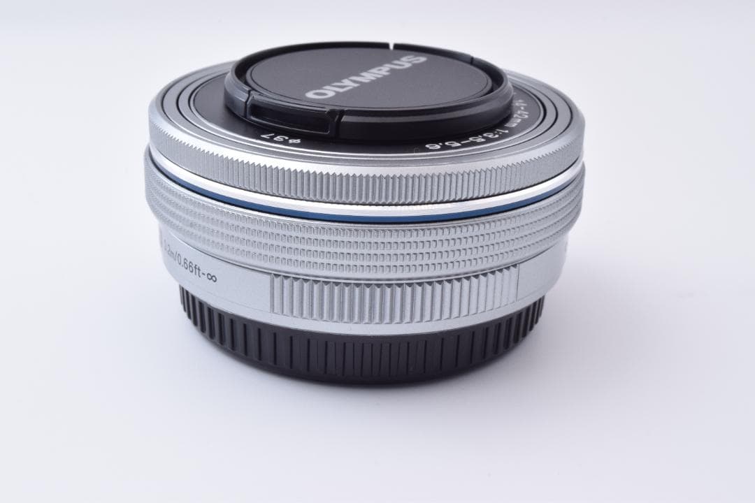 #48b 美品 オリンパス 電動パンケーキ ズームレンズ 14-42mm EZ