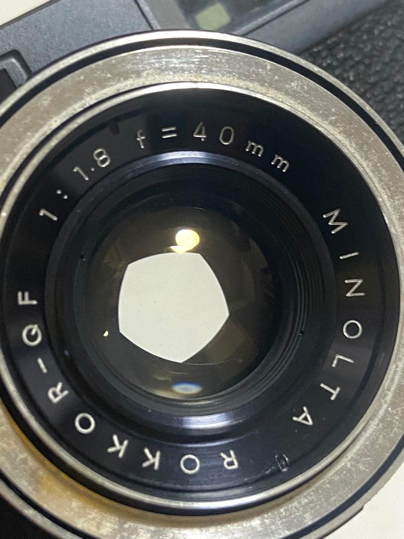 動作品ブラックMinolta minoltinaS レンジファインダーカメラ黒