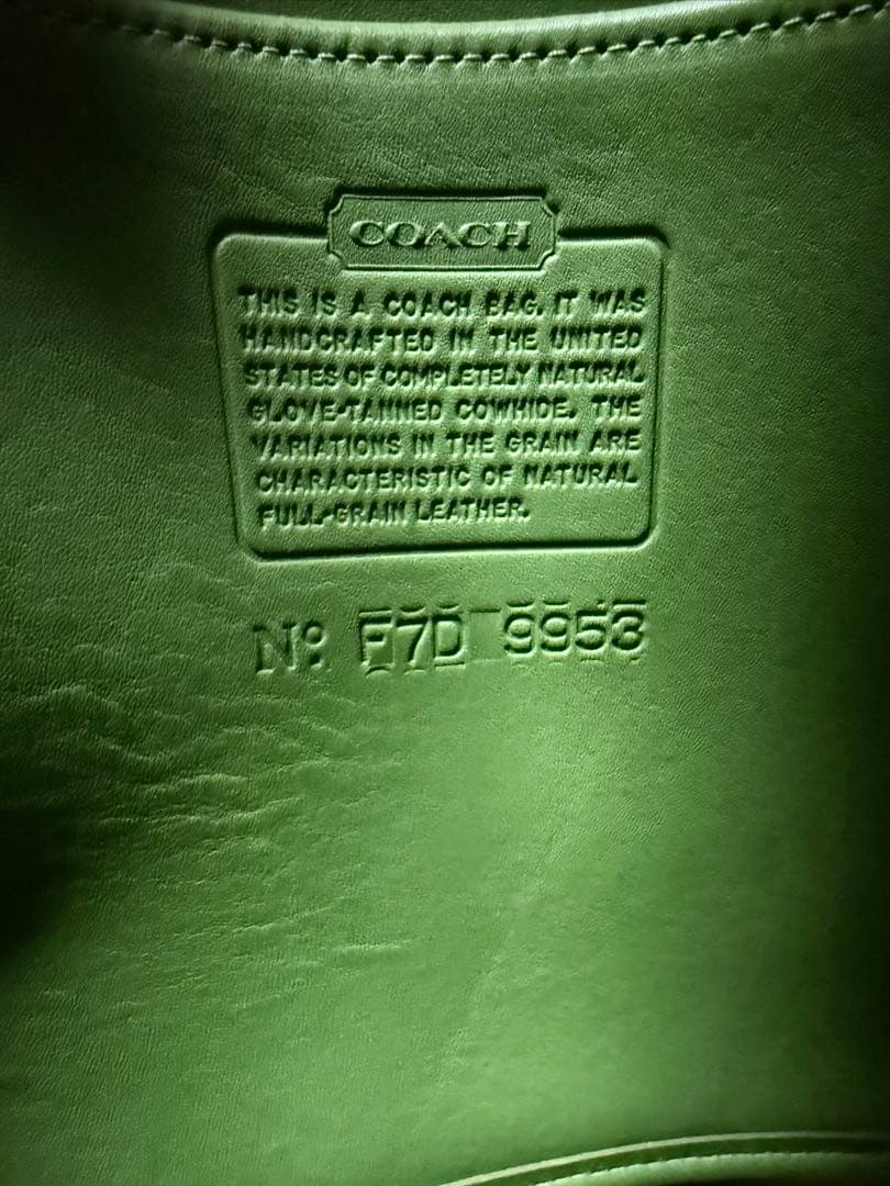希少カラー オールドコーチ coach ショルダーバッグ 9953 USA製