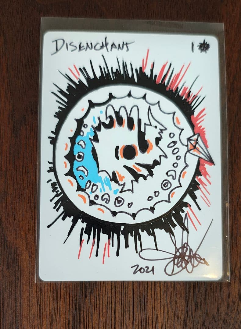 解呪/Disenchant　Amy Weber氏　直筆スケッチ