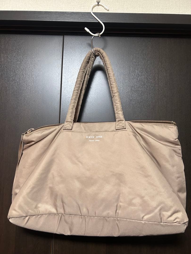 HYKE × PORTER ヘルメットバッグ Sサイズ　ベージュ