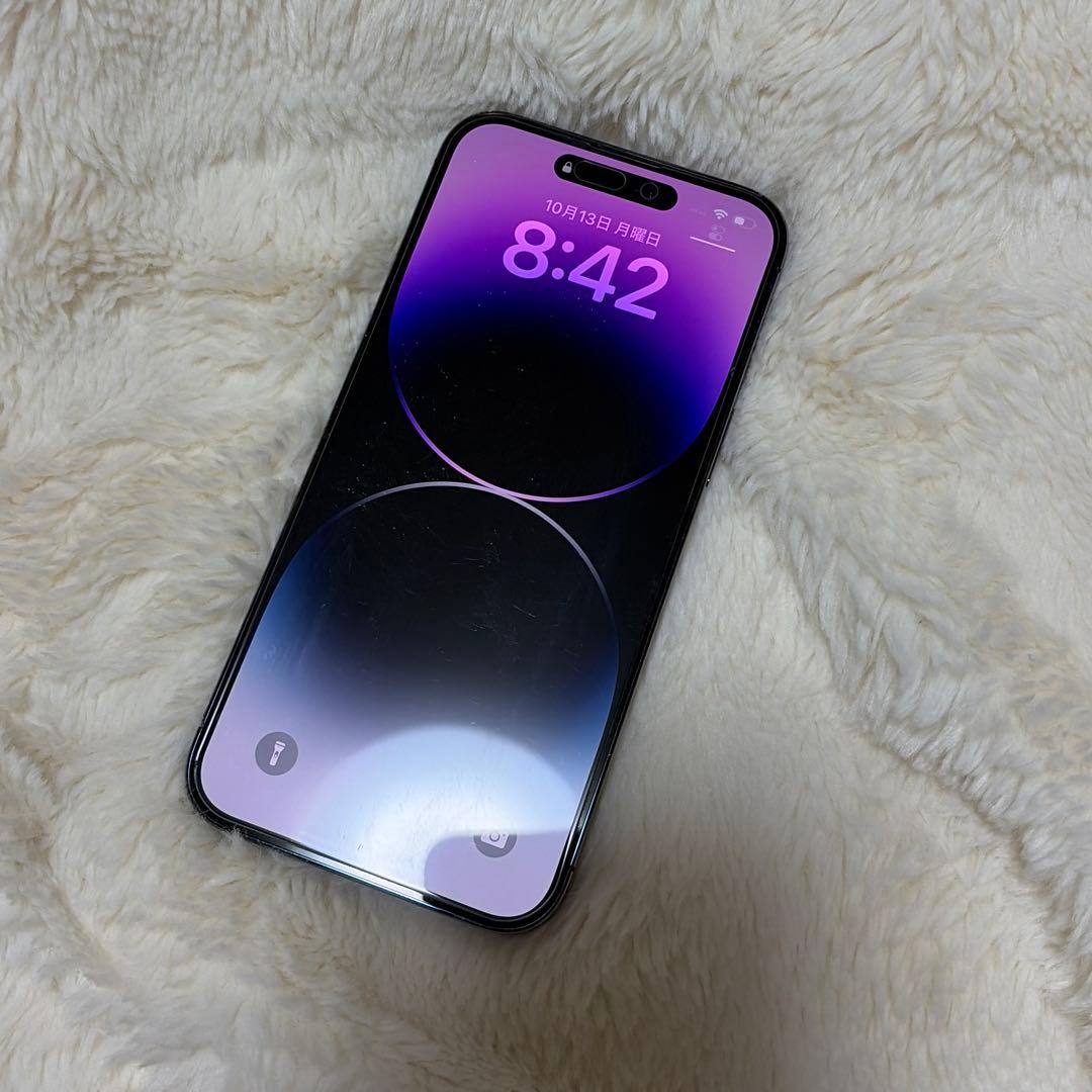 【最終値下げ¥86,000→¥80,000】iPhone14ProMaxパープル