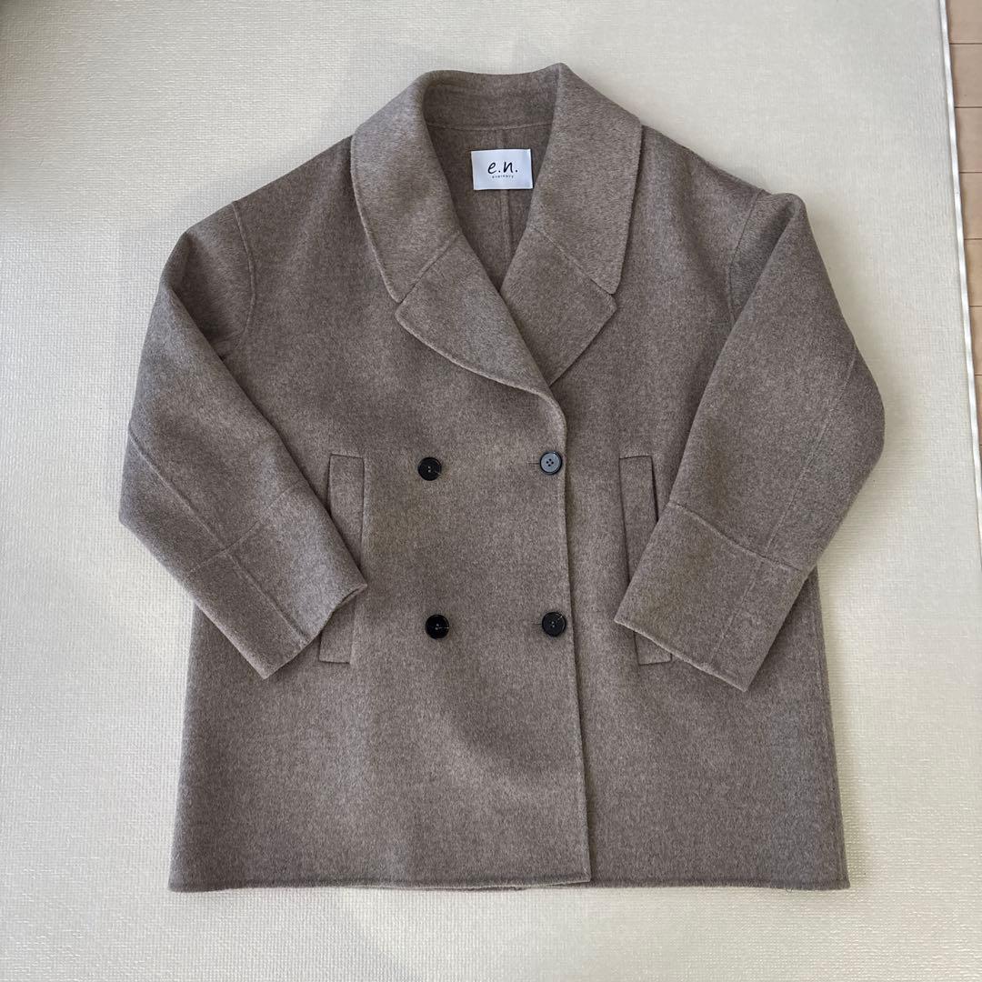 タイムセール‼️美品‼️andme evernavy ウールリバーPコート　M