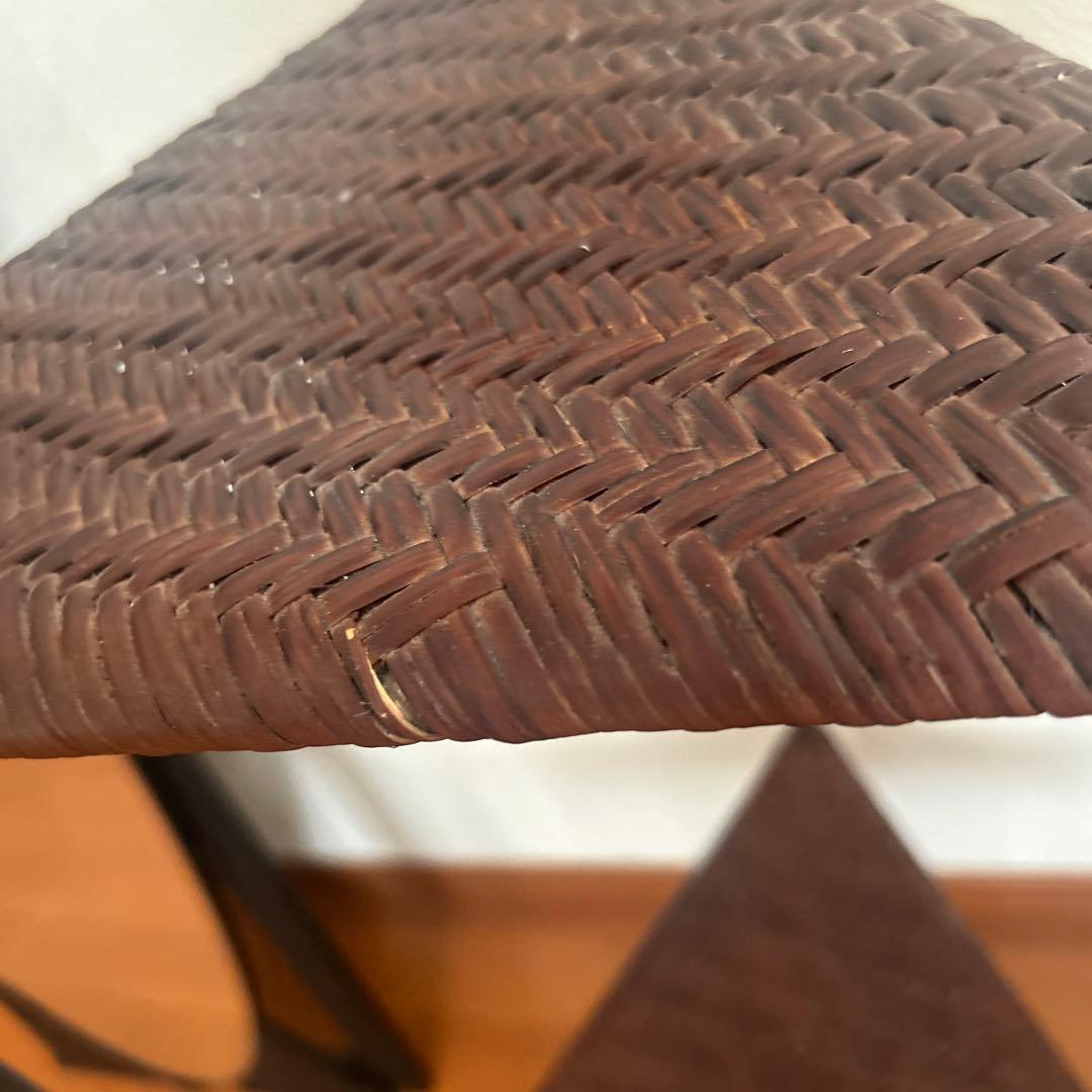 アイアンコーナーラック　ラタン　北欧　アジアン