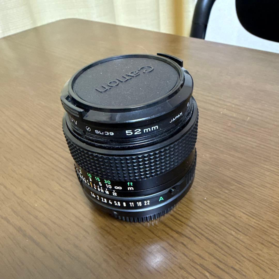 レンズ(単焦点) Canon LENS NEW FD 50mm 1:1.4 + BS-52