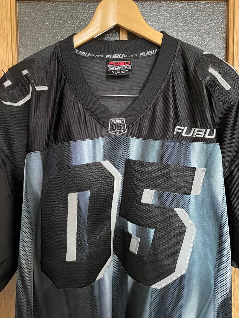 90s FUBU グラデーション　ゲームシャツ　ホッケーシャツ　XL