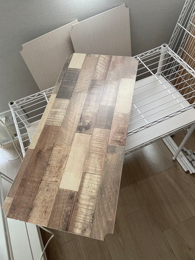 4段　メタルラック ボード付き　IRIS OHYAMA