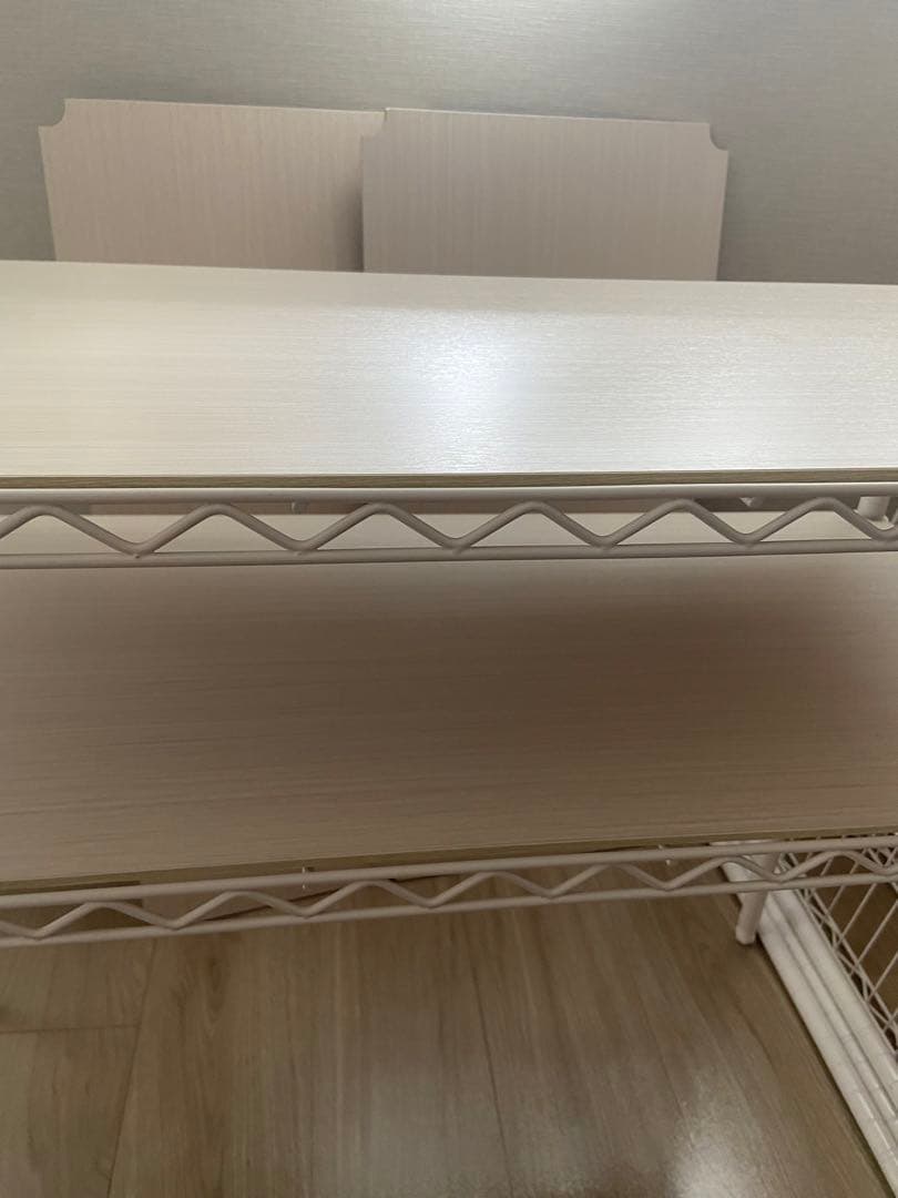 4段　メタルラック ボード付き　IRIS OHYAMA