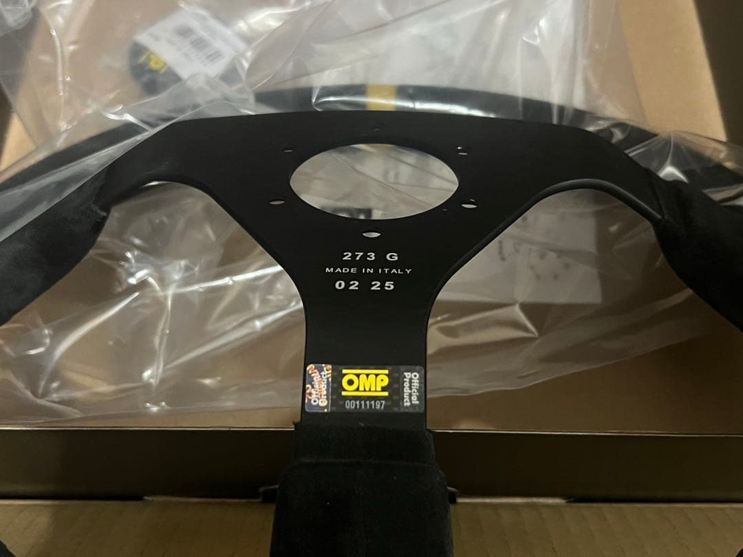 OMP ステアリングホイール 未使用