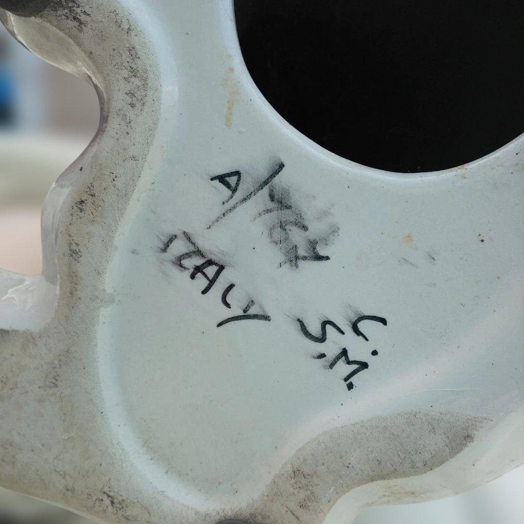 ヴィンテージ イタリア製 陶器 犬 グレートデーン 置物