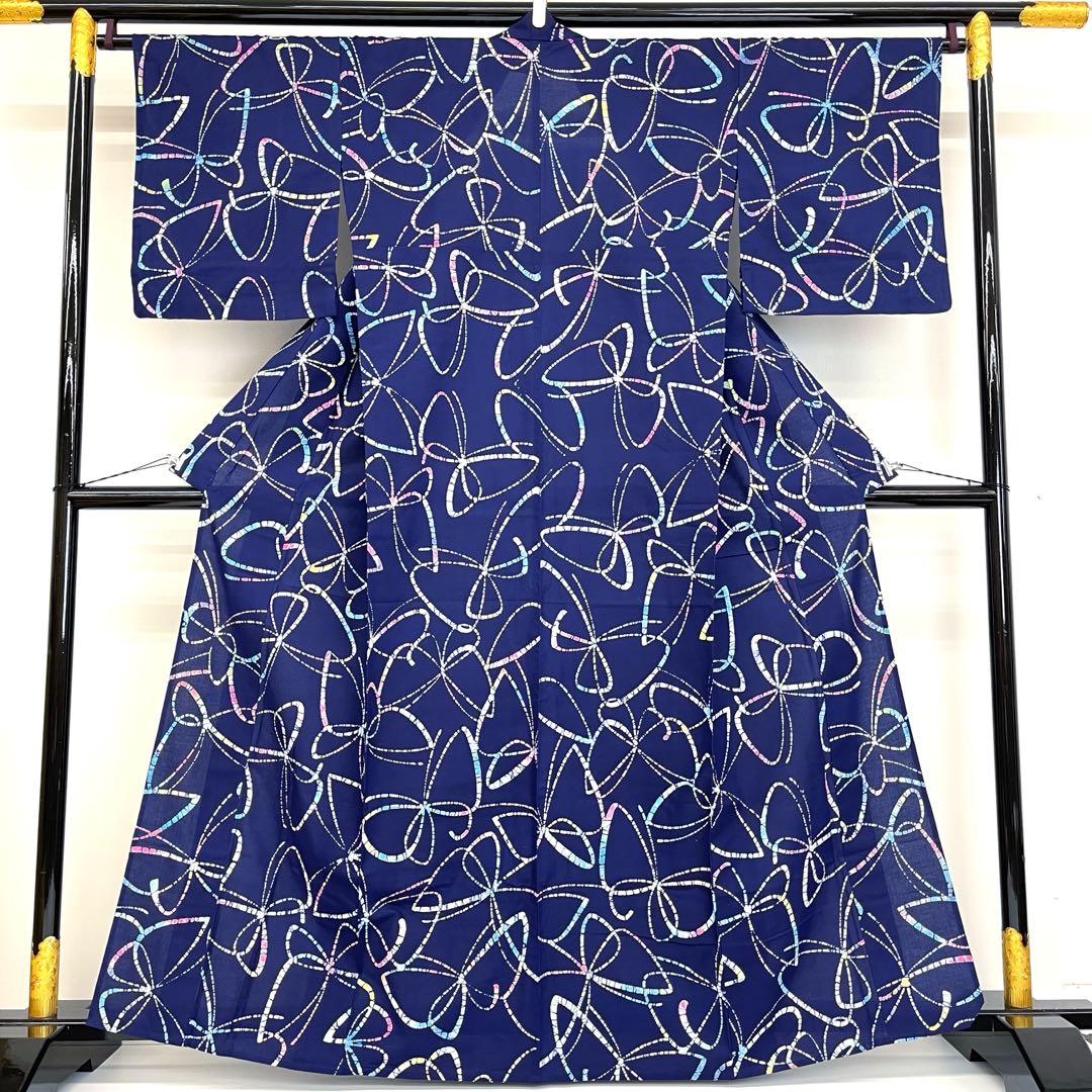 【着物と帯 時流】Y25911◆浴衣◆三越 注染 トールサイズ コーマ地 未使用