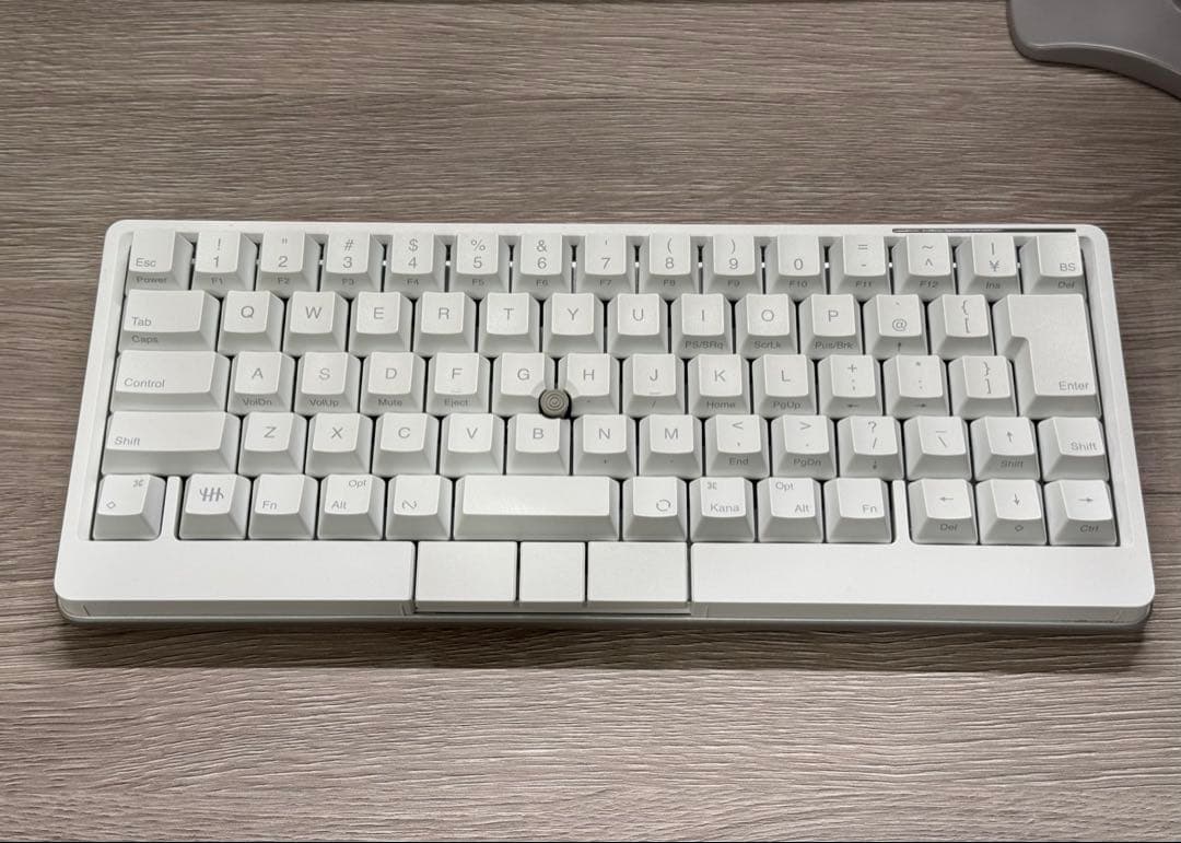 PFU HHKB Studio（日本語配列 / 雪） 裏面マット、専用ルーフ付