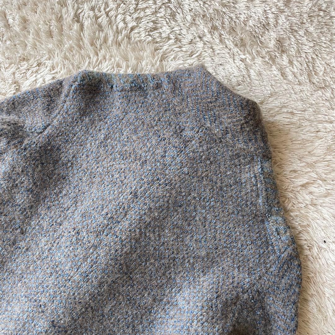 45R 美品 シェットランドウールの908オール 2 グレー