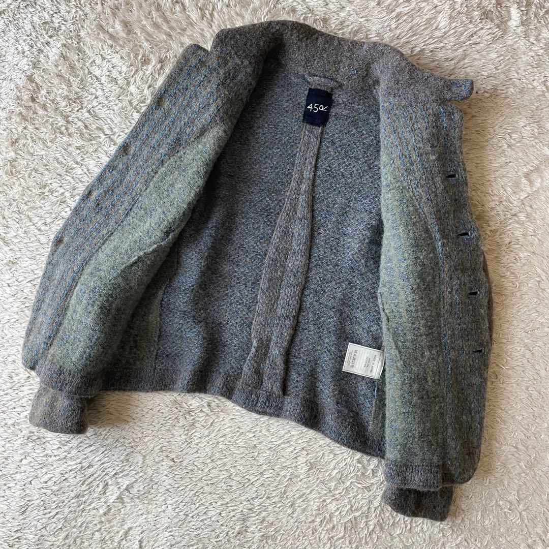 45R 美品 シェットランドウールの908オール 2 グレー