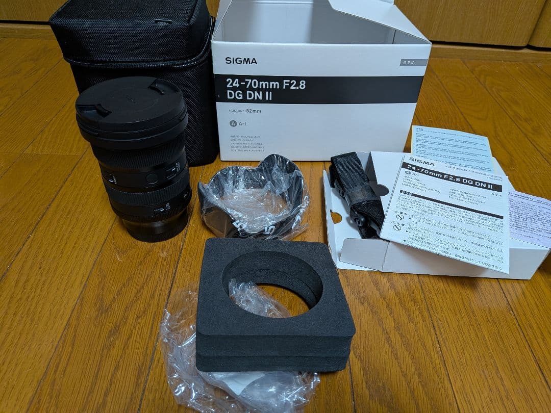SIGMA 24-70mm F2.8 DG DN II ART Lマウント