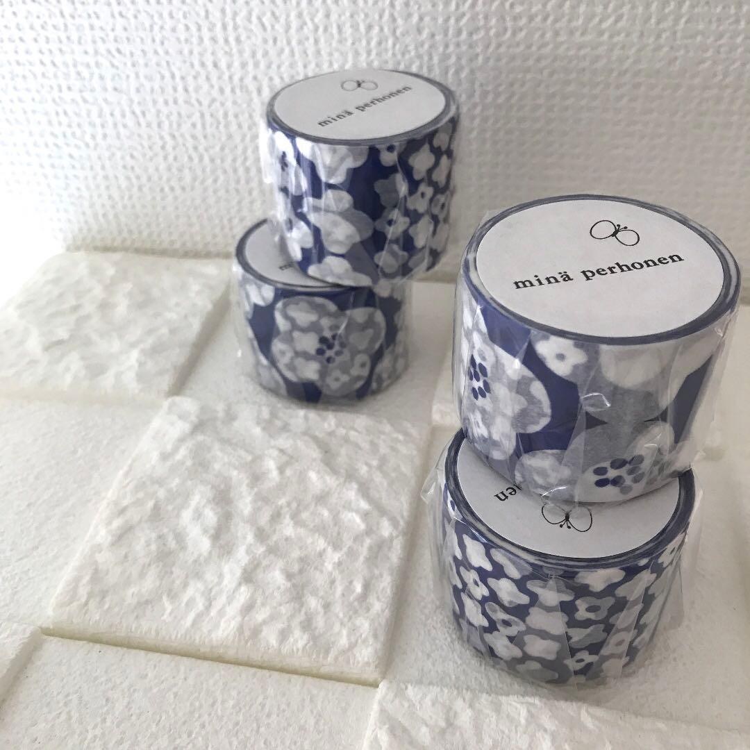 ミナペルホネン　マスキングテープ　12個　ハナコ×4 シエスタ×4 ワンデイ×4