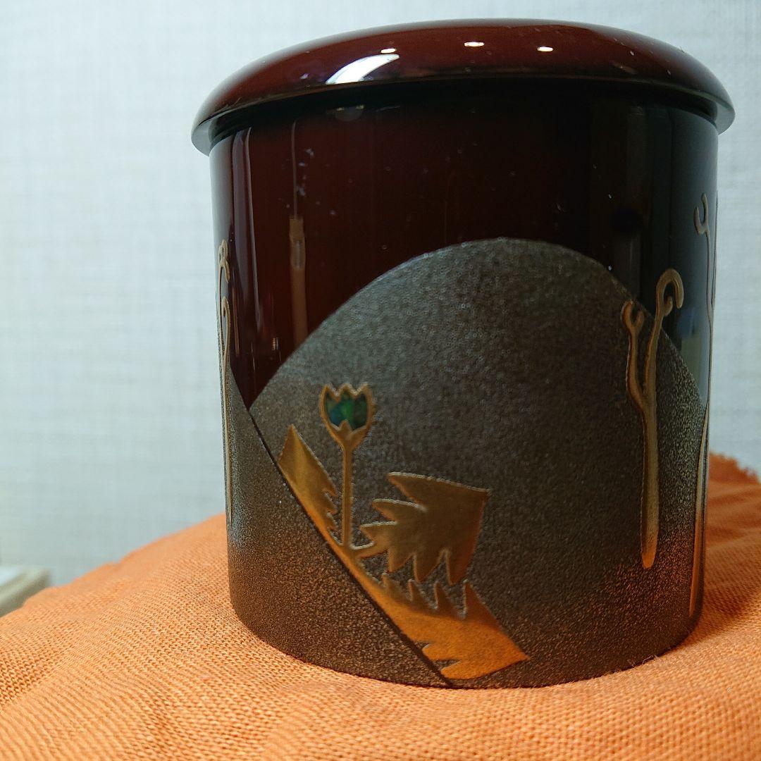 茶道具 棗 寸切 蕨山
