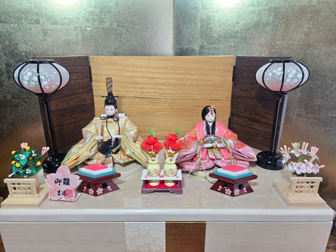 【一点限り】雛人形 収納飾り 　HS32