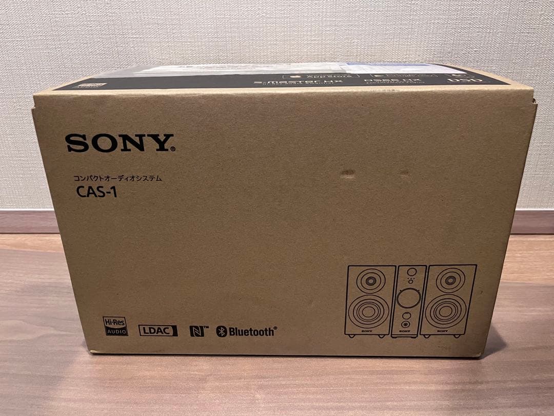 SONY コンパクトオーディオシステム CAS-1 ダークウッド