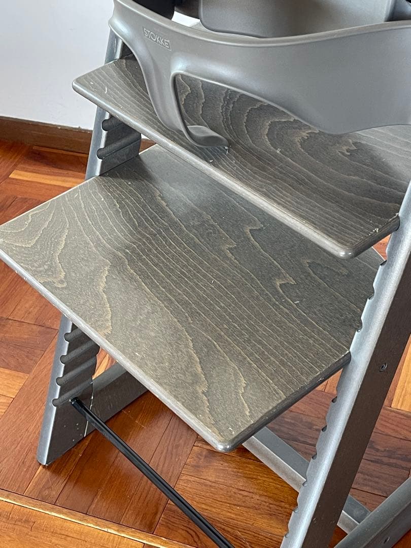 ストッケ トリップトラップ ヘイジーグレー V3 ベビーガード セット 2