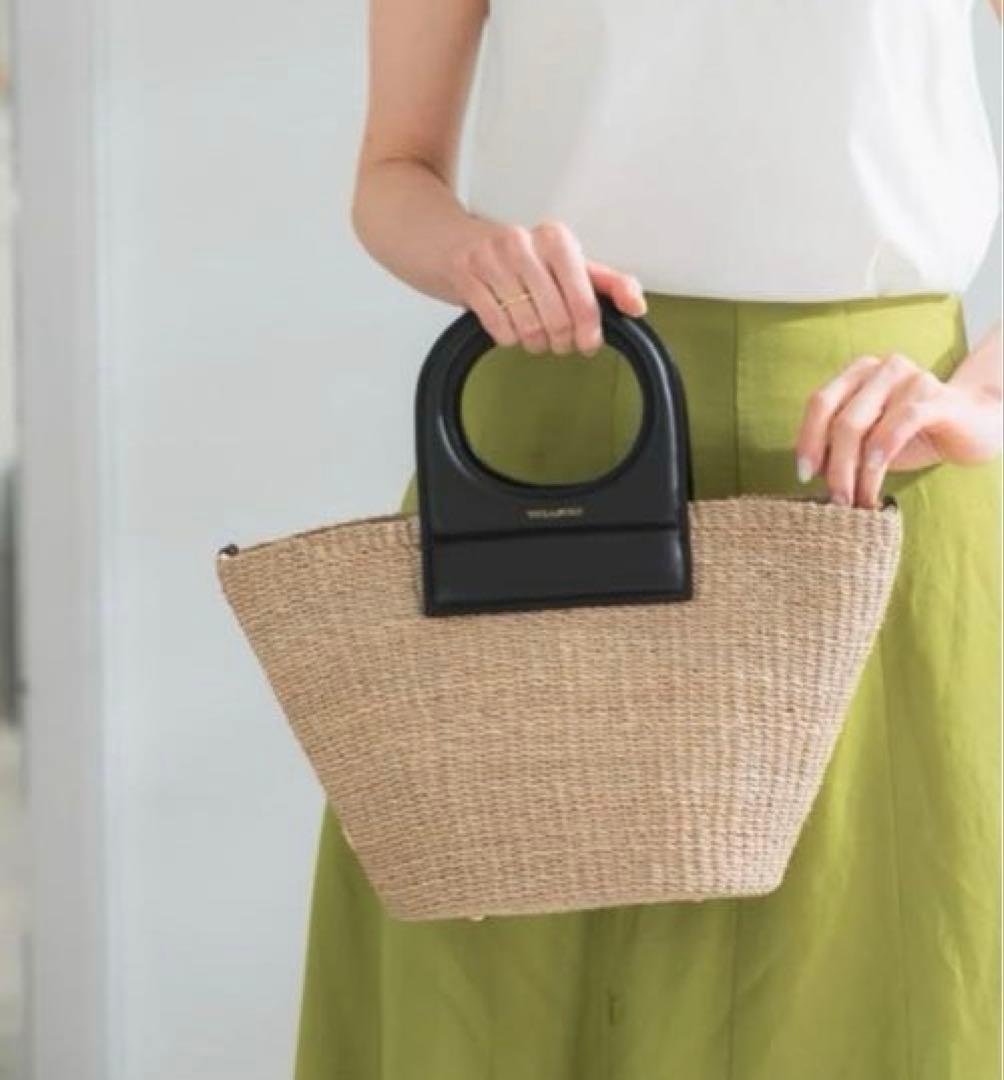 【極美品✨】VIOLAd'ORO ヴィオラドーロ　ハンドバッグ　カゴバック